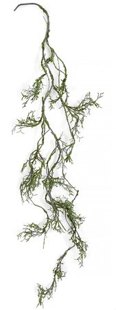 4.5' Green Moss Twig Garland