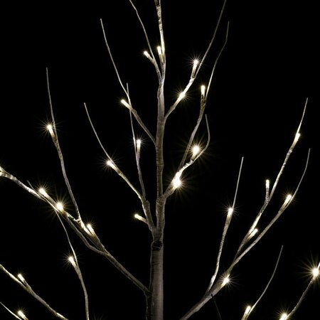 3 feet White Birch Twig Tree LED 36WW