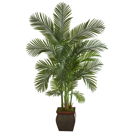 69” Areca Palm Artificial Tree In Decorative Planter