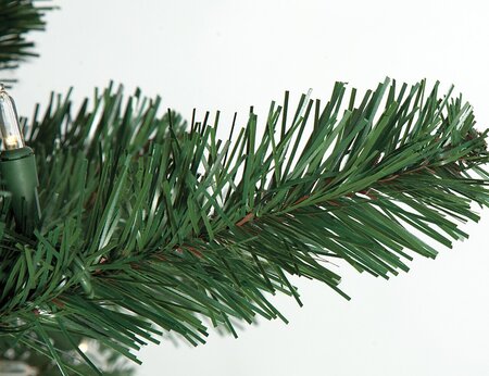 9 feet Winchester Pine Christmas Tree - Full Size - Clear Lights - Metal Stand