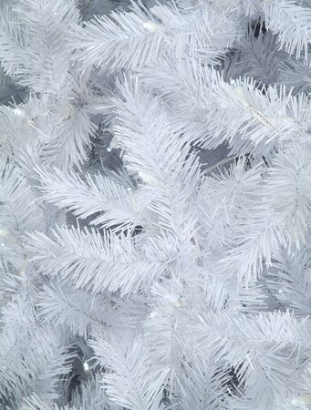 12 feet Blanca Pine pencil slim tree  1,050 Winter White LED Lights