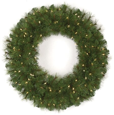 36 inches Mika Pine Wreath - 230 Green Tips
