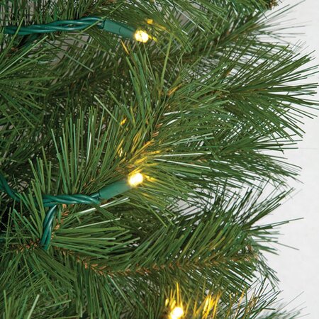 Westford Pine Garland - 150 Warm White 5mm LED Lights - 16 inches Width