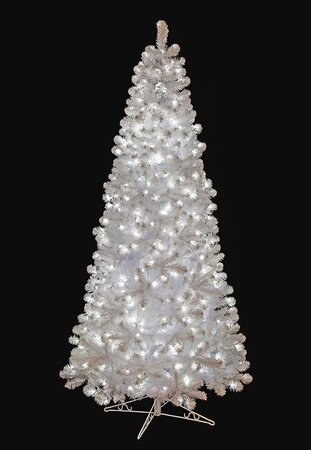 Earthflora's C-195408Options Snowy White Spruce Artificial