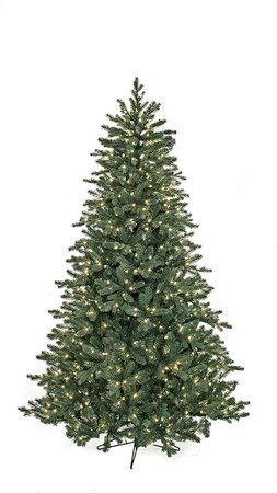 FULL SIZE BLUE SPRUCE TREES WITH LED LIGHTS | 7.5 FOOT OR 9 FOOT TALL
