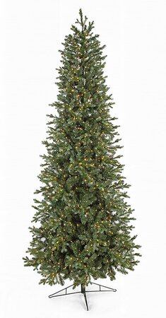 SLIM SIZE BLUE GRAND SPRUCE TREES WITH LED LIGHTS | 5 FT, 7.5 FT., 9 FT., OR 12 FT. TALL