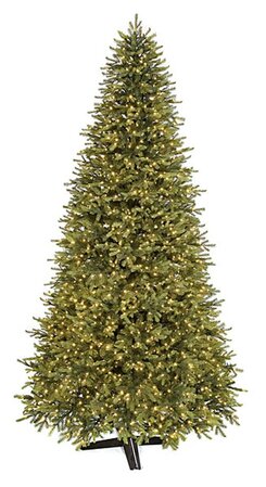 7.5 feet Mountain Fir Christmas Tree - Medium Size - 900 Warm White LED Lights