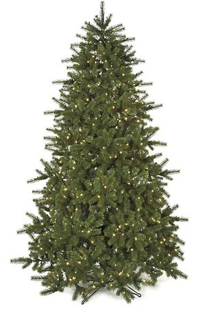 9 feet Douglas Fir Christmas Tree - Full Size - 1,100 Warm White 5.5mm LED Lights