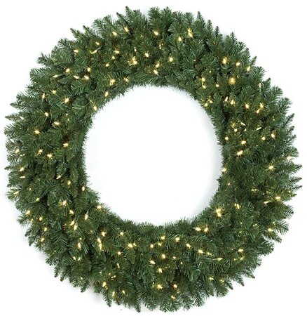 48 inches Monroe Pine Wreath - 460 Green Tips - 25 inches Inside Diameter