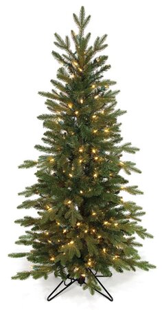 Macallan Pine Christmas Tree - 150 Warm White Mini LED Lights - Metal Stand