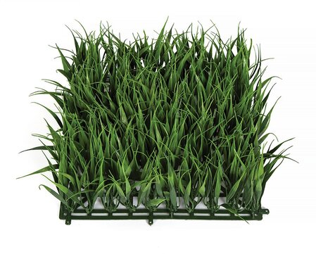 10 inches x 10 inches FireSafe Polyblend Outdoor UV Grass Mat. 4 inches Grass Height. Made for In...