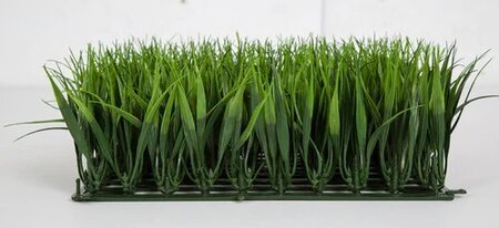 10 inches x 10 inches FireSafe Polyblend Outdoor UV Grass Mat. 4 inches Grass Height. Made for In...
