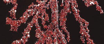 71 inches Brillant Ice Garland Comes in 3 different Colors Red, Green Or Gold