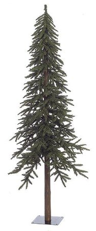 3 feet -7 feet Tall Green Alpine Trees with or without lights