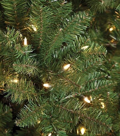 7.5 feet, 10 feet, 12 feet Tall Monroe Pine Christmas Tree Full Size Fluff Free® With or Without ...