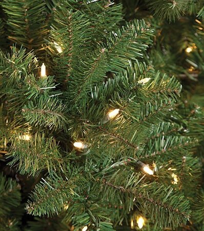 7.5 feet, 10 feet, 12 feet Tall Monroe Pine Christmas Tree Full Size Fluff Free® With or Without Lights