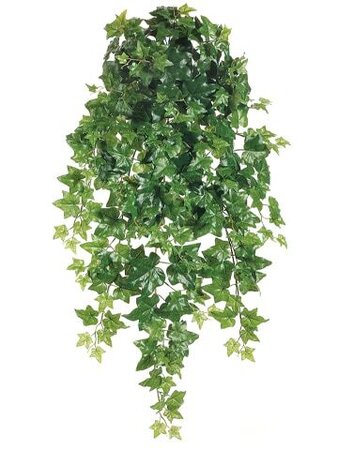 38 inches Puff Ivy Hanging Bush  w/260 Leaves Green