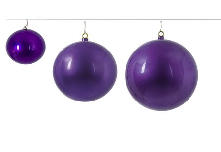 Purple Pearl Gloss Uv Ball Ornaments | 6 Inch, 8 Inch, 10 Inch Or 12 Inch