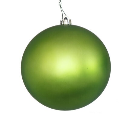 Apple Green Matte Ball Ornaments | 4" to 12" Sizes