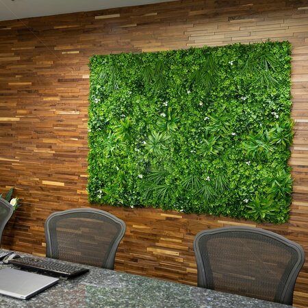 20 inches Wide 40 inches wide Outdoor Plastic Artificial Hawaiian Living Wall