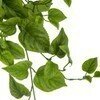 28 INCH FIRE RETARDANT /UV PROTECTED HANGING MIXED GREEN CISSUS BUSH