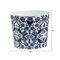 12" Oriental Blue and White Classic Round Metal Planter