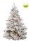 12'Hx88"D Heavy Mountain Snow Dorset Pine Tree x3603 w/1700 LEDS Lights Easy Connect (MS) Snow