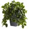 29 Inch Outdoor Hanging Pothos w/Slate Planter UV Resistant (Indoor/Outdoor)
