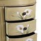 Antique Accessory Table w/Calla Lily Floral Art