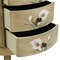 Antique Accessory Table w/Calla Lily Floral Art