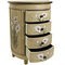 Antique Accessory Table w/Calla Lily Floral Art