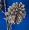 33 Inch Frosted Pinecone Spray With Glitter