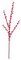28 Inch Freeze Resistant Ilex Berry Spray In Red Or Orange