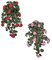35 Inch Hanging Polyblend Outdoor Geranium Bushes | Red Or Pink