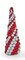 Matte/Reflective Red And White Ball Cone Trees | 3 Ft, 5 Ft., 7 Ft. or 10 Foot