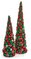 Matte/Reflective Mixed Ball And Finial Cone Trees | 5 Ft., 7 Ft., Or 10 Ft.