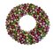 Mixed Holiday Ball Wreath | Red/Green/Gold/Pink | 30 Inch, 48 Inch, 60 Inch Or 72 Inch