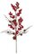 25 inches RED BERRY & PINECONE TWIG SPRAY