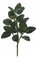 28 inches Artificial Banyan Tree Top Branch - 21 Leaves - Green