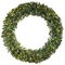 60 inches Cashmere Artificial Christmas Wreath, Warm White Dura-lit LED Lights