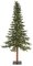 10 Foot Tall  Alpine Christmas Tree - 1,923 Green PVC Tips - 600 Warm White LED Lights