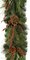 6 feet Australian Pine Garland - Pine Cones/Red Berries - 86 Green Tips