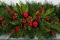 5 Foot Mixed Hampton Pine Mantelpiece with Pine Cones Berries and Balls