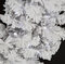 9 Foot x 14 Inch Flocked Arctic Pine Garland with LED Lights