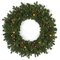 36 Inch Pe/pvc Pippa Pine Wreath With Twinkling Led Lights And C7 Multi-colored Lights