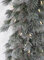9 Foot Frosted Butte Pine Garland with Glitter and LED Lights