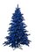 Navy Blue Flocked Marin Trees With Blue Led Lights | 5 Foot, 7.5 Foot, Or 9 Foot