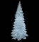 Iridescent Crystal White Slim Pine Trees with Lights | 5' to 15' Tall