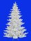 Full Size White Christmas Tree w/LED Rice Lights | 5' to 9 Feet Tall