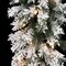 9' Flocked Mountain Pine Garland - 50 Warm White 5.5mm LED Lights